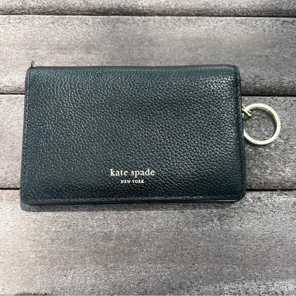 Kate Spade Black Bifold Cardholder Wallet